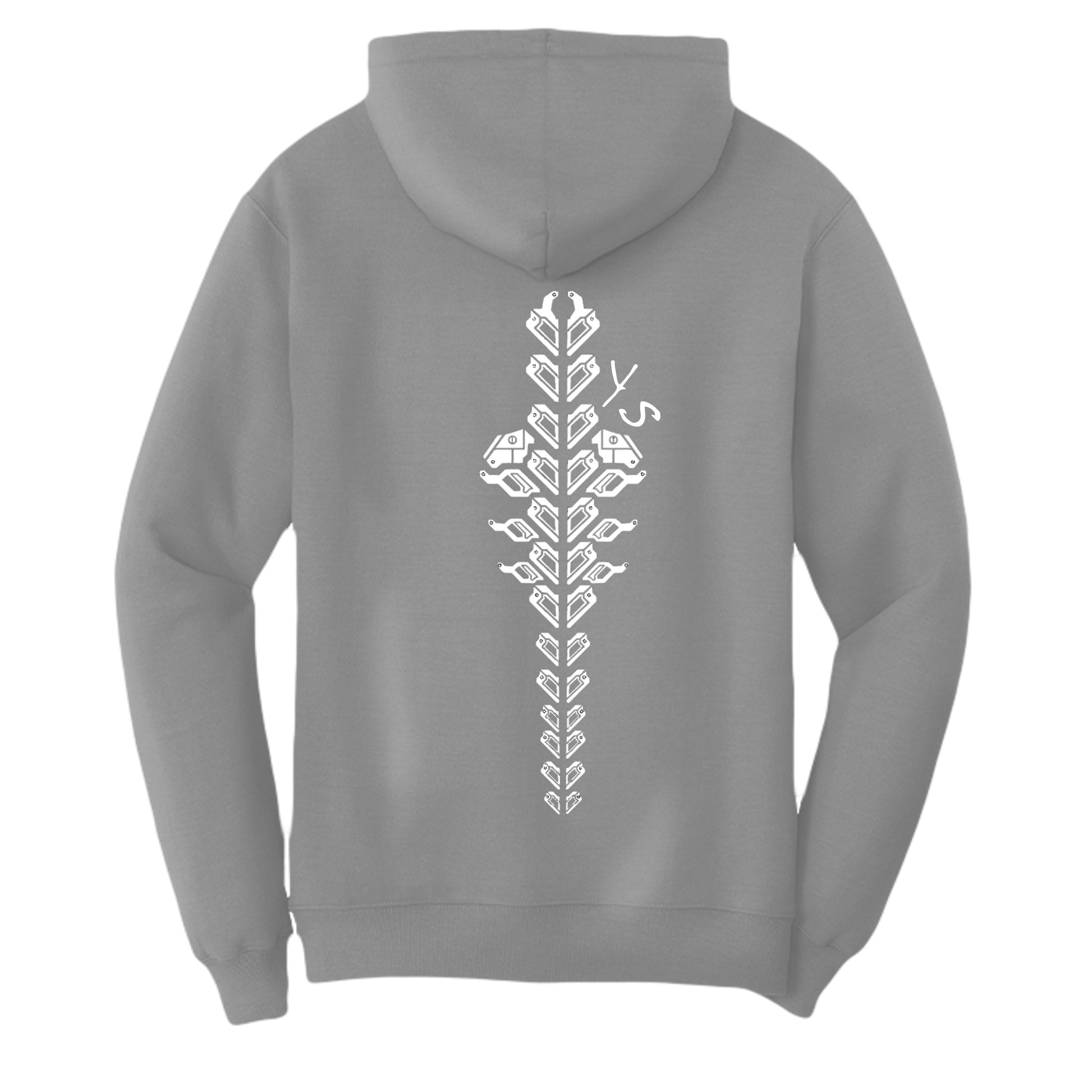 Dark Heather Grey - PC90H - BACK